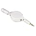 Hama Retractable Extension Cable, 3.5mm Jack to 3.5mm Socket