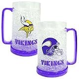 Minnesota Vikings Plastic Crystal Freezer Mugs - Set of 4 - B000B8N5UI