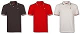 Ferrari SF Italy Polo Shirt in Black & Red