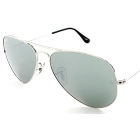 Ray-Ban Sunglasses - RB 3025 Aviator Large Metal Frame: Silver Lens: Silver Mirror (58mm)