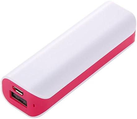 Generic Portable External 2600mAh Battery USB Charger Power Bank Rose Case