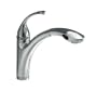KOHLER K-10433-CP Forte Single Control Pullout Kitchen Sink Faucet with Color-Matched Sprayhead and Lever Handle, Polished Chrome