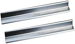 Yingdelai Stainless Steel 2 Door-door Entry Guard Sill Scuff Plate for Jeep Wrangler(2008-2015)