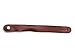 Brown Genuine Leather Guitar Strap Hook Button For Acoustic/Folk/Guitar