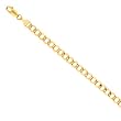 14K Yellow Gold Curb Lite Chain Bracelet - 6.10mm - 8 inch