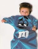 M&M's Candy Infant Halloween Costume Romper - Baby Bunting BLUE