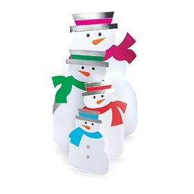 Family of Snowmen Holiday Cards