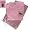 Women's pink plaid PJ's German Shepherd Black