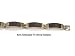8.5" Greek Key Surgical Stainless Steel Men's Bracelet