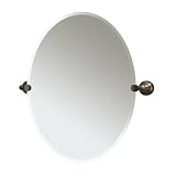 Gatco 4349 Tiara Oval Wall Mirror, Bronze