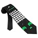 Space Invaders Tie by Game Tie - Black Microfiber
