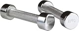 Marcy Dumbbells - 2kg, Chrome (Pack of 2)