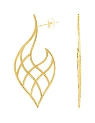 Precious Metal Fashion Earings With Backs by US Gems