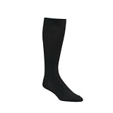 FootSmart Men's Microfiber Nylon / Cotton Rib Firm Support Over-the-Calf Socks