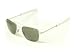 American Optical AO Original Pilot Aviator Sunglasses 52 mm Matte Chrome Bayonet True Color Gray Glass Lenses 30060