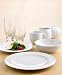 Kitchen & Housewares : Denby White 4-Piece Place Setting