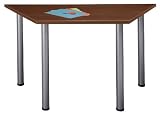 Trapezoid Table in Cherry Finish Aspen Collection Bush Industries TS85403