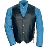 TOURMASTER CORTECH LEATHER VEST w LACE at Tour Master