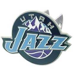 Utah Jazz Logo Trailer Hitch Cover - Basketball Sports Merchandise