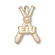 Eastern Illinois Univ "Eiu" Bats Charm/Pendant