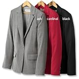 Aberdeen Flannel One-Button Blazer