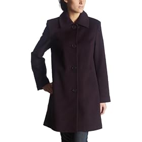 Liz Claiborne Women's Three Quarter Luxury Wool Jacket