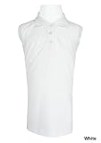 Izod g grls coolfx s/l interlock polo white md