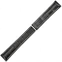 Deployant Strap for Breitling (24mm, Black, Genuine Alligator)