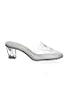 2 Inch Heel Clear Slip On Women's Size Shoe