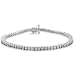 2 Carat Diamond 14K Straight Line Link Bracelet (2ctw, I-J, I2-I3)