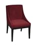 Avenue Six  Willow Chair with Brushed Wine Fabric
