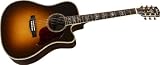 Gibson Songwriter Deluxe Custom EC Acoustic-Electric Guitar, Vintage Sunburst