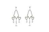 Sterling Silver Cubic Zirconia Legacy Collection Chandelier Earrings by Crislu