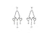 Sterling Silver Cubic Zirconia Legacy Collection Chandelier Earrings by Crislu