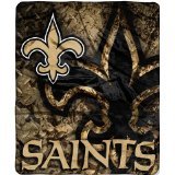 NFL Licensed Royal Plush Raschel Fleece Throw Blanket