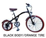 【ブラック/オレンジ】 CALIFORNIAN NEW RETRO BIKE 24×16inch /カリフォルニアン ニューレトロバイク 24×16インチ