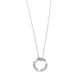 "Cheer" Affirmation Ring on Mini Ball Necklace