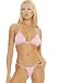 Valentine's Day Micro Thong Panty Sexy Lingerie Intimate Apparel with Lined Rhinestone Breakaway