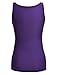 PrettyGuide Women Shimmer Glam Sequin Embellished Sparkle Tank Top Vest Tops Purple, US 16-18
