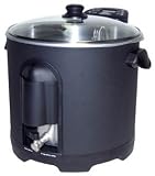 Masterbuilt 20010406 Black Digital Electric Turkey Fryer with Valve