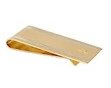 23kt. Gold Electroplate with Diamond Accent Money Clip