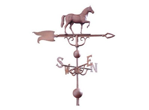Horse Weathervane 46in Gold-Bronze Horse Weathervane 46in Gold-Bronze