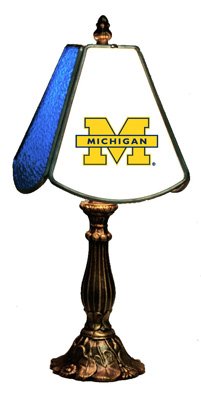 8 Desk Table Lamp Light University of Michigan Wolverines - Free Shipping