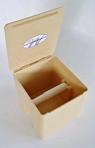 Toilet Paper Roll Holder for the Family - (Tan) (7.3 X 6.5 X 6.2 Inches)
