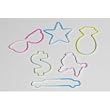 Zany Bandz Shaped Rubber Bands Bracelets 24Pack Hollywood Glows In The Dark!