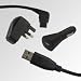 OLIVIASPHONES USB/MAINS/CAR COMBINATION TRAVEL CHARGER ADAPTER PACK FOR SAMSUNG MOBILE PHONES D900 U600 U700 E900 E250 PHONE