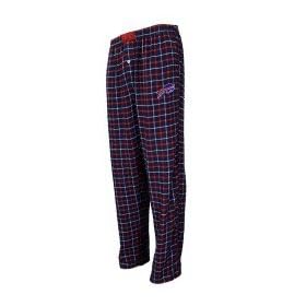 Reebok Buffalo Bills Navy Blue Plaid Gridiron Flannel Pants
