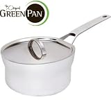 GREEN PAN(グリーンパン) ソースパン蓋付16cm Dubai(ドバイ) ホワイトアルミIH ドバイ