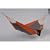 Amazonas, Outdoor Hammock, Silk Traveller Techno (orange-grey), Lying surface 220x140cm, Maximum Load 150kg