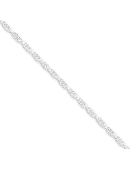 Sterling Silver 18in 2.45mm Loose Rope Necklace Chain. Metal Wt- 6.44g